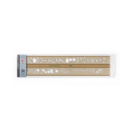 Sablon litere si cifre 14 mm ISO Koh-i-Noor K748 012