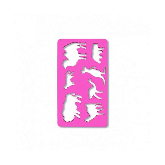 Sablon mic 7 animale salbatice Koh-i-Noor K749 058