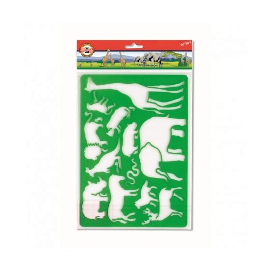 Sablon Mare 12 animale safari K982 001