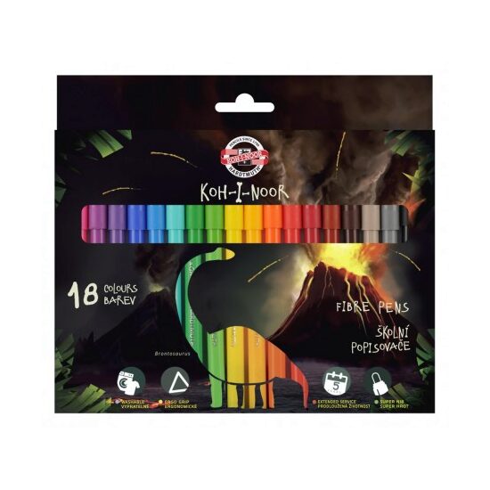 Set carioca Dino 18 culori