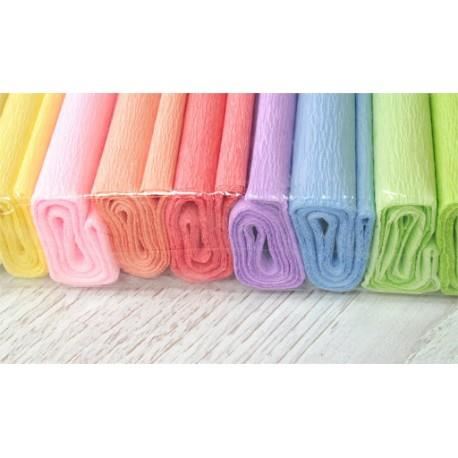 Hartie Creponata 10 culori pastel