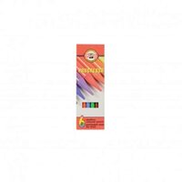 Set creioane fara Lemn Progresso 6 culori K8755-6