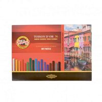 Creta Uscata Patrata Toison D'or 36 culori dimensiuni creta 7x7mm, lungime 75mm