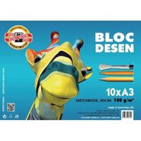 Bloc desen A3 GIRAFA 180gr/mp, 10coli