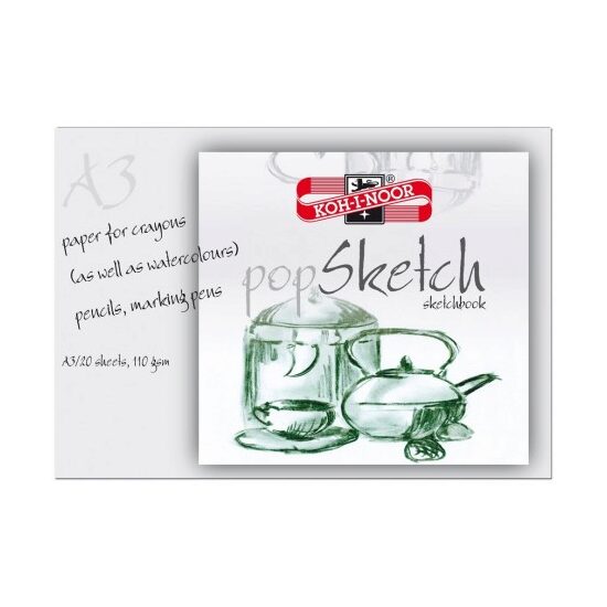 Bloc POP SKETCH A3 110g/mp 20 coli
