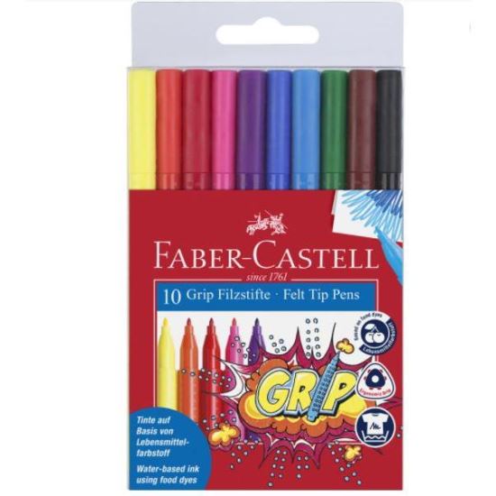 Carioca Grip Faber-Castell 10 culori