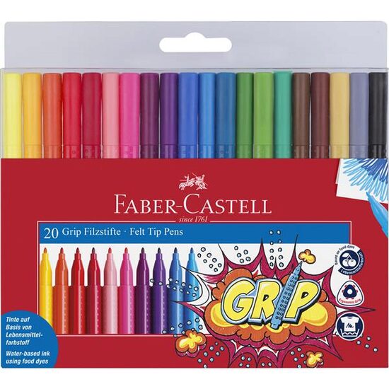 Carioca Grip Faber-Castell 20 culori