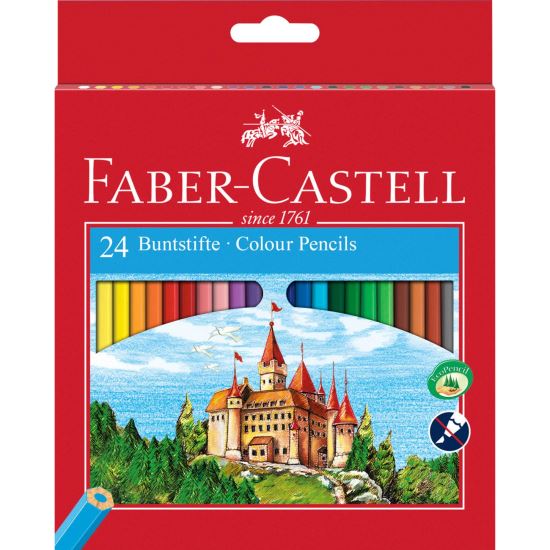 Creioane Colorate Eco Faber-Castell 24 culori