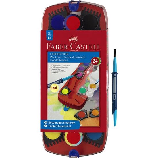 Acuarele 24 Culori Connector Faber-Castell