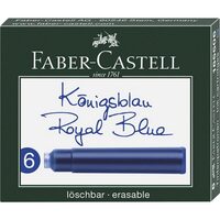 Cartuse Cerneala Mici Albastru 6 Buc/Cutie Faber-Castell