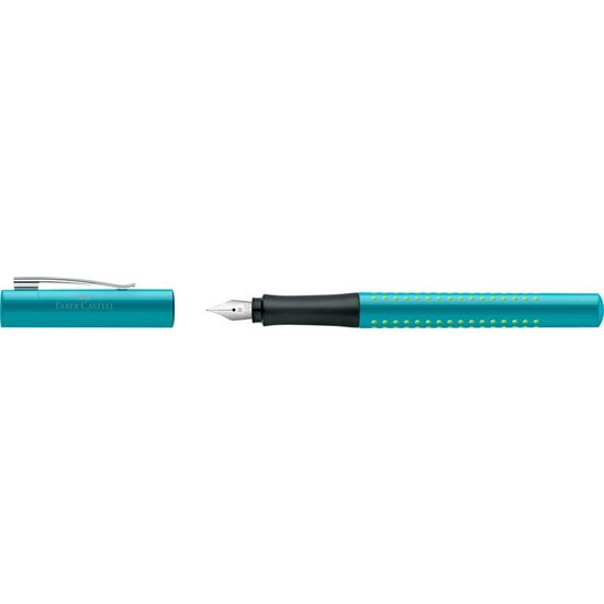 Stilou Grip 2010 Turcoaz-Verde F Faber-Castell FC140926