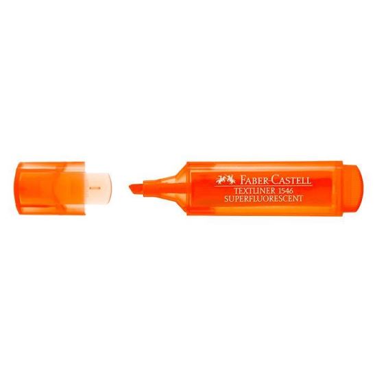 Textmarker Superfluorescent 1546 Faber-Castell Portocaliu