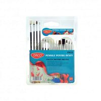 Set Pensule asortate 15 buc / set + paleta  PN 15