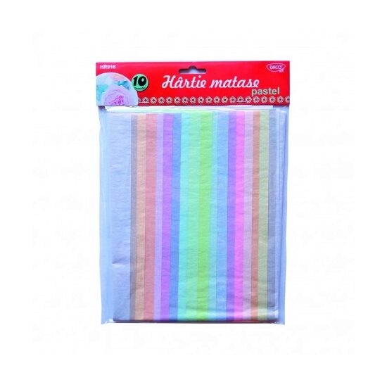 Hartie Matase 10 culori pastel  HR916