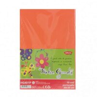 Hartie Gumata HG401P 20X30  cm 10 coli Portocaliu