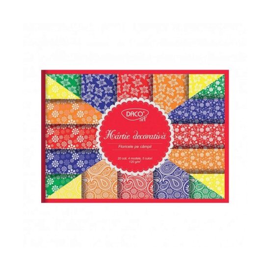 Hartie DecorativaA A4 20 coli Floricele   HR921