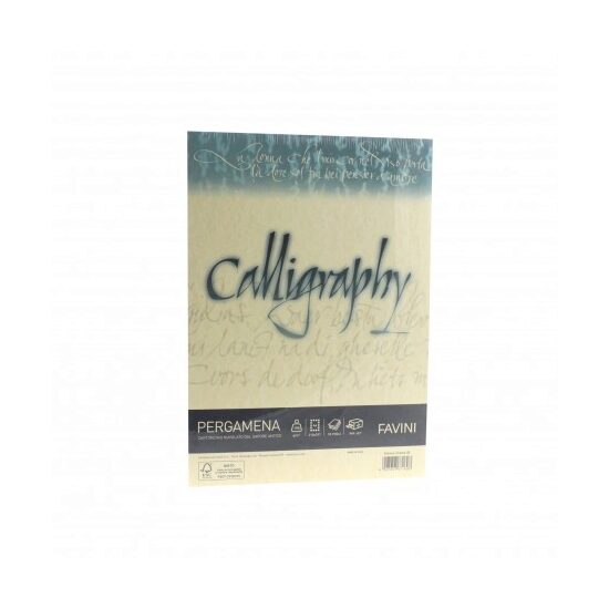 Hartie Caligrafica 190G/mp A4 50 Coli Crem Pergamena 