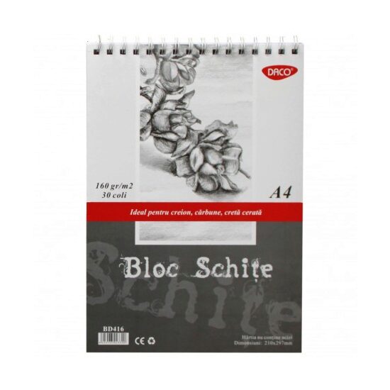 Bloc A4 Schite 160gr  30 File   BD416